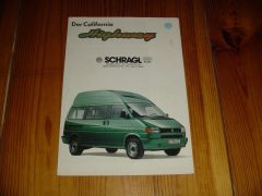 VW CALIFORNIA HIGHWAY 1994 brochure